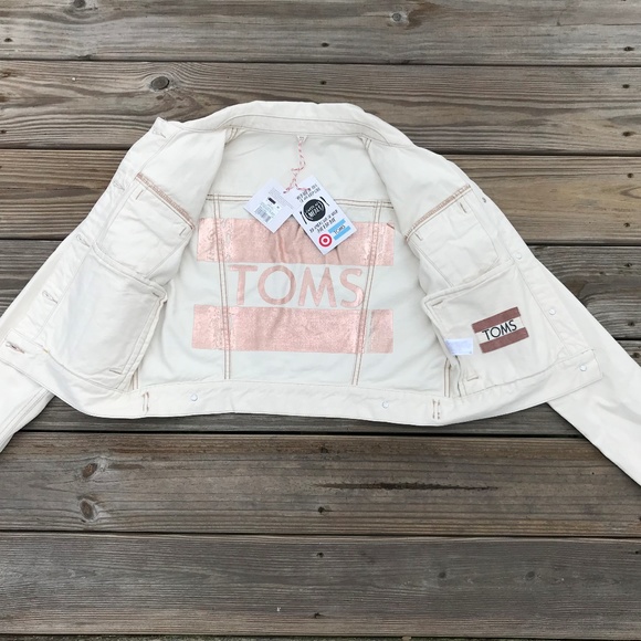 Toms Girl Jacket Long Sleeve Cotton Denim Jacket - Picture 4 of 8